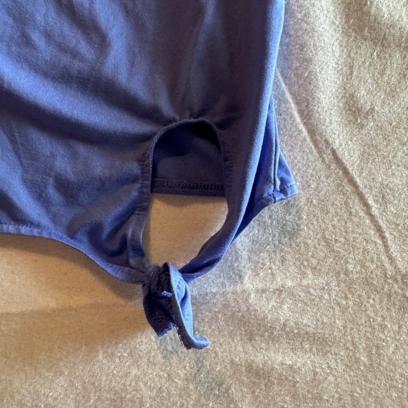 Champion Blue T-Shirt with Logo Girls Size Large - Picture 3 of 6